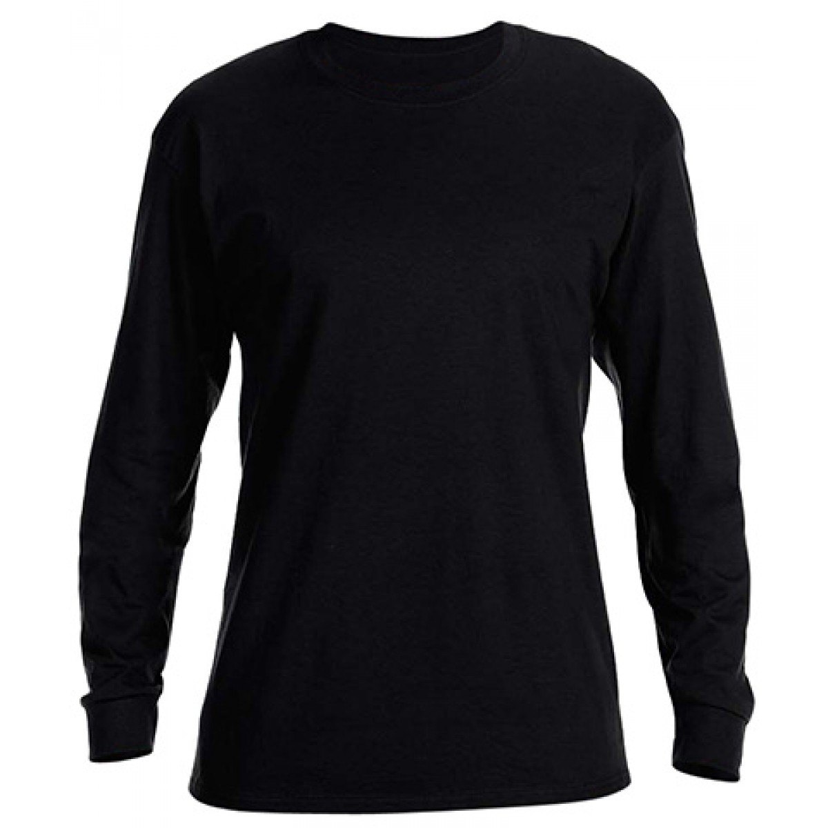 Cotton Long Sleeve T-Shirt / Navy