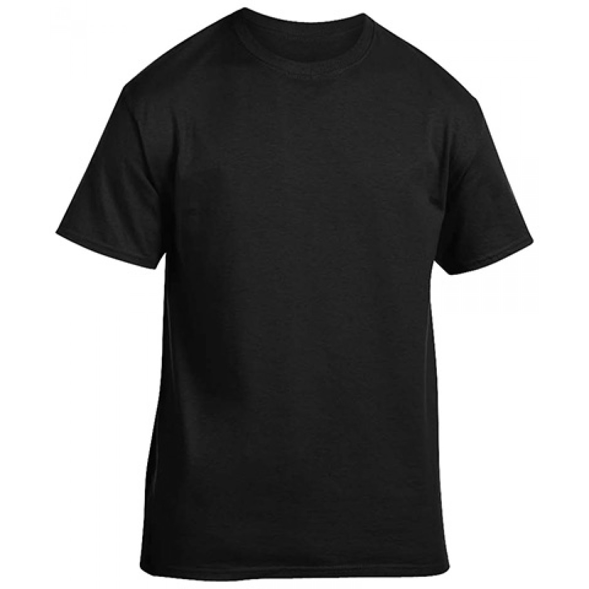 Soft 100% Cotton T-Shirt-Black-YS