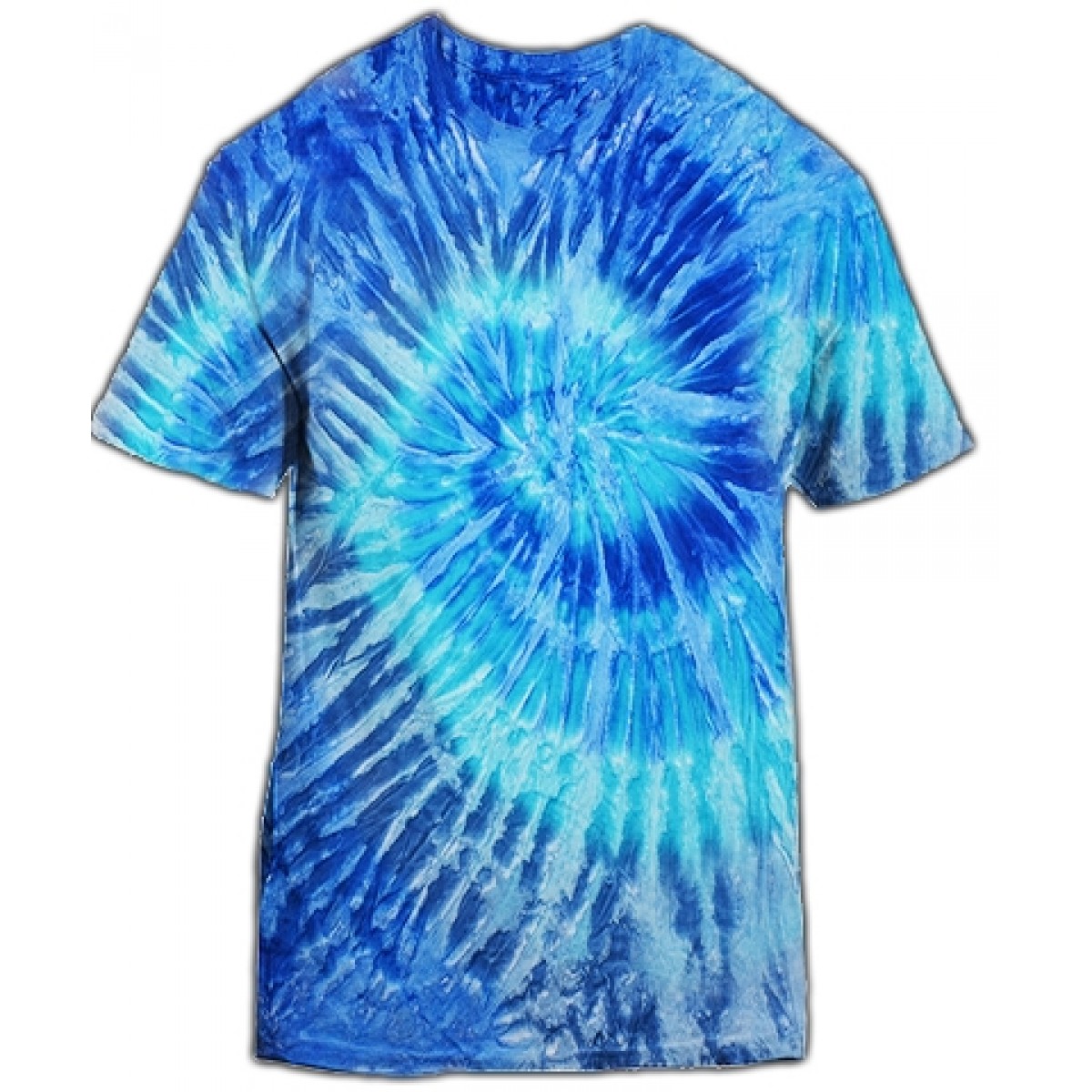 Blue Jerry Tie-Dye T-Shirt-Multi -2XL