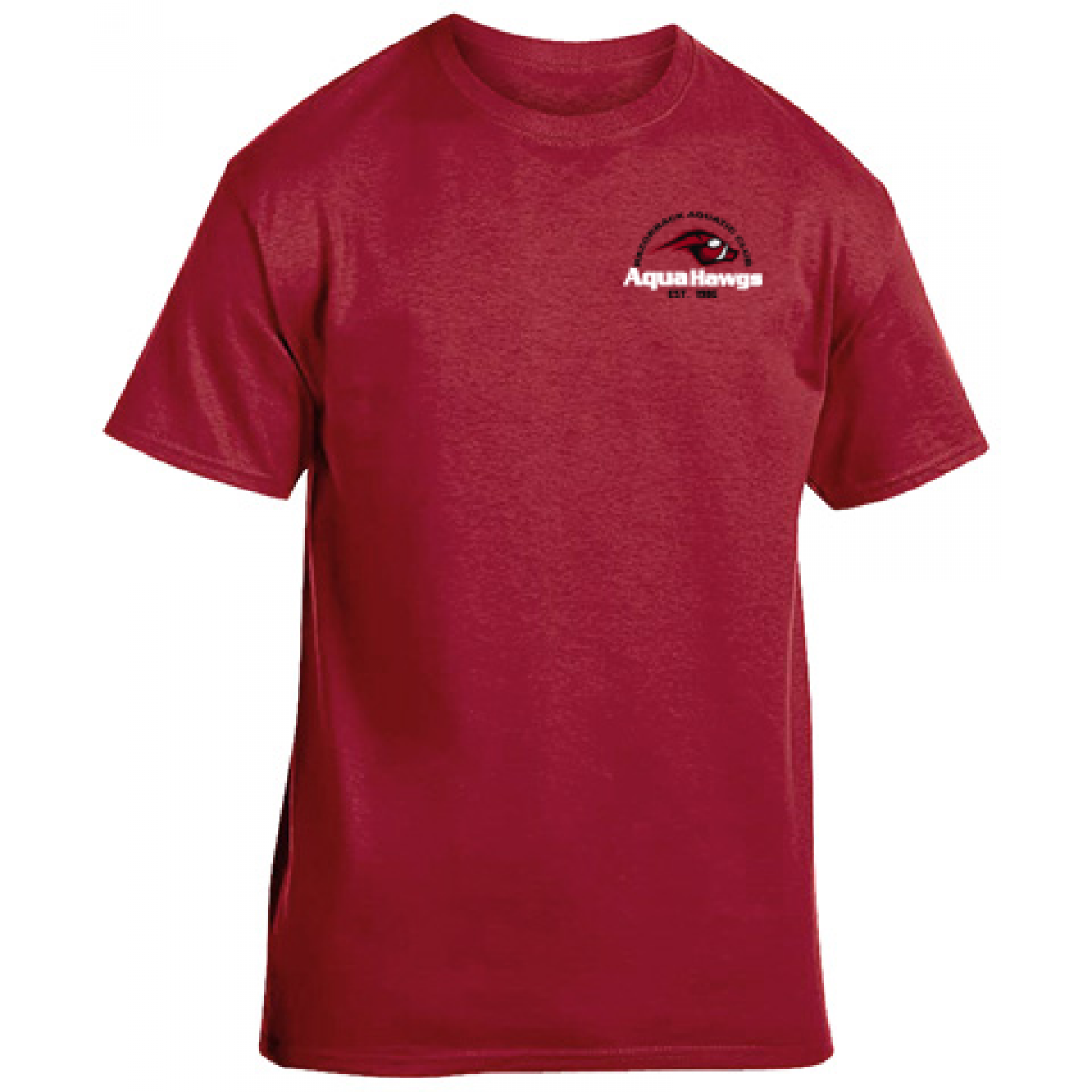 Gildan Cotton Short Sleeve T-Shirt - Cardinal Red-Cardinal Red-YS