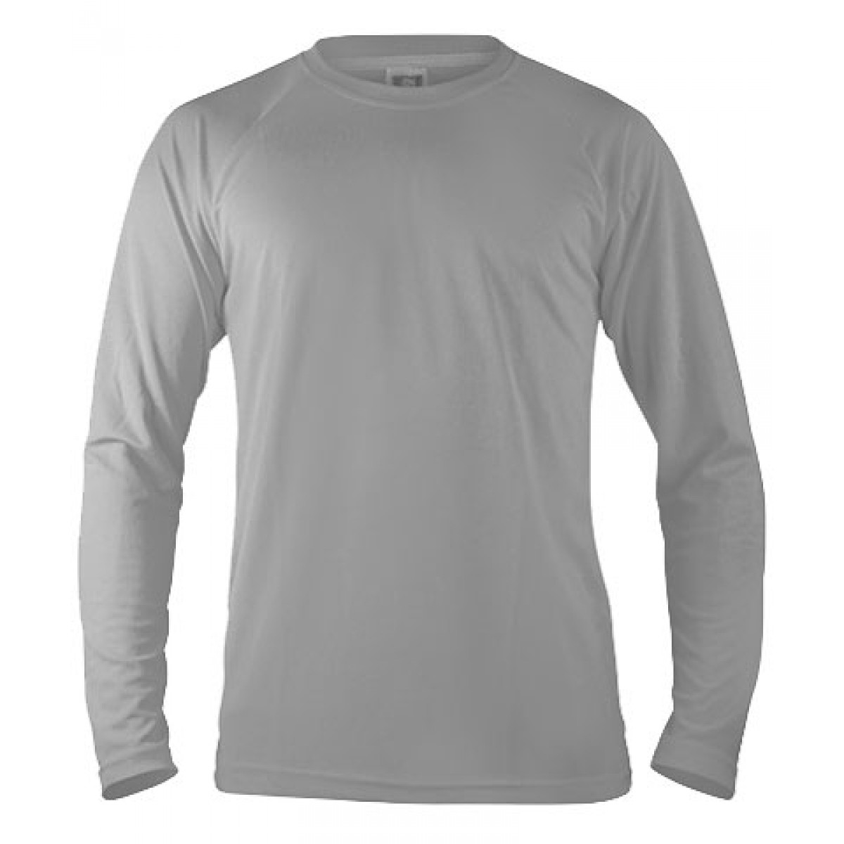 Long Sleeve Performance Tee / Silver-Silver-XS