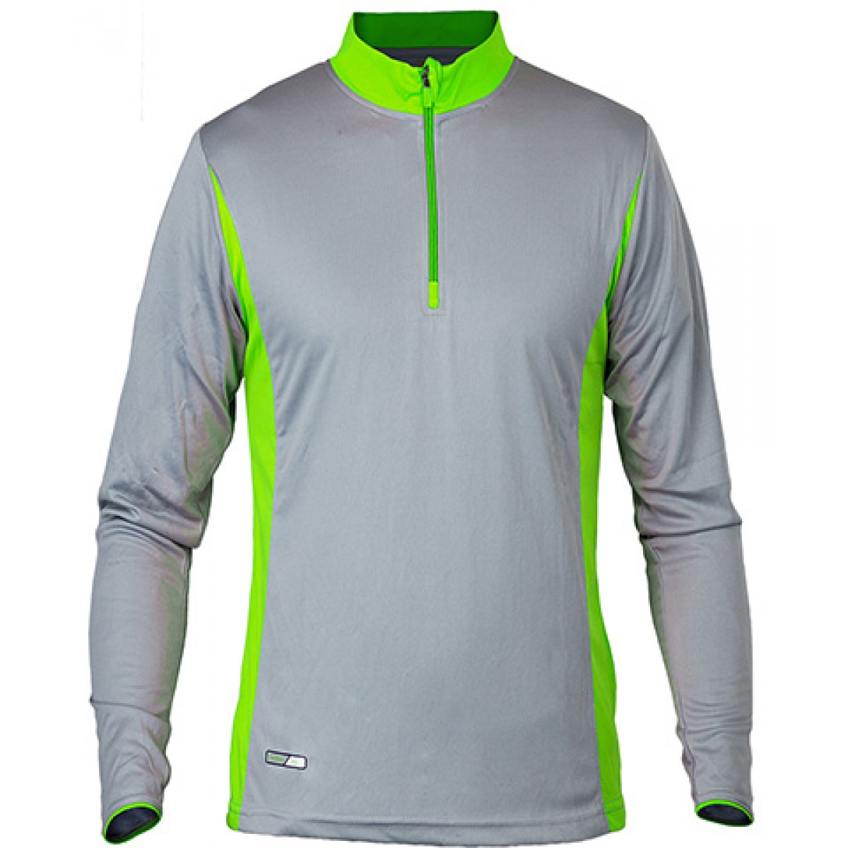 Long Sleeves 3/4 Zip Performance With Side Insert