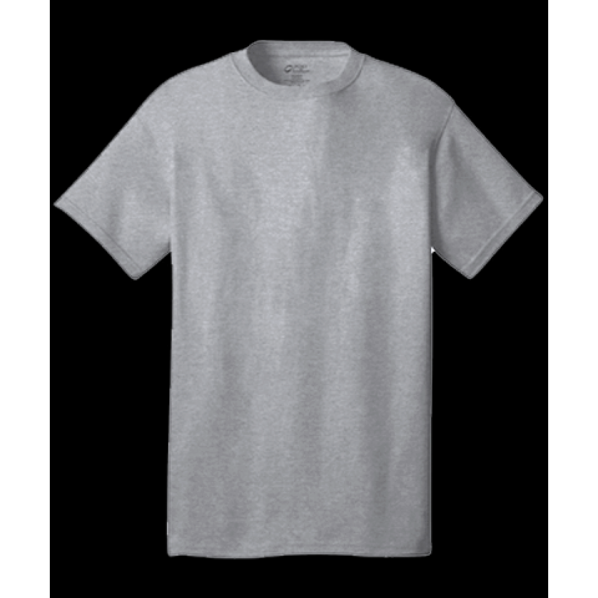 Cotton Short Sleeve T-Shirt-Athletic Heather-XL