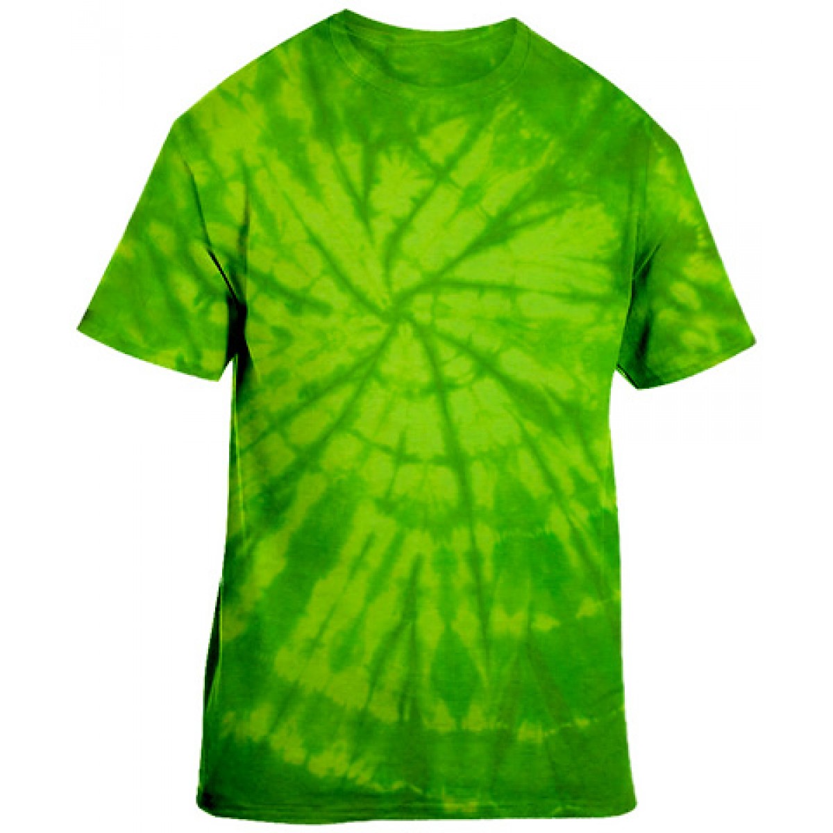 Tie-Dye Neon Green Short Sleeve