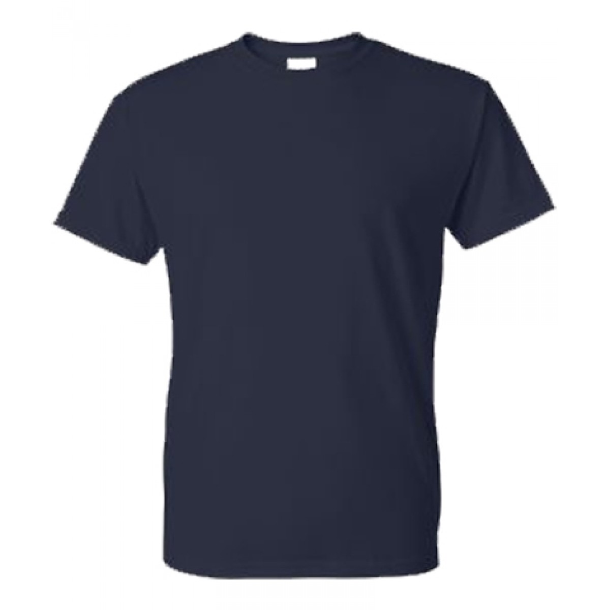 Cotton Short Sleeve T-Shirt / Navy-Navy-YM