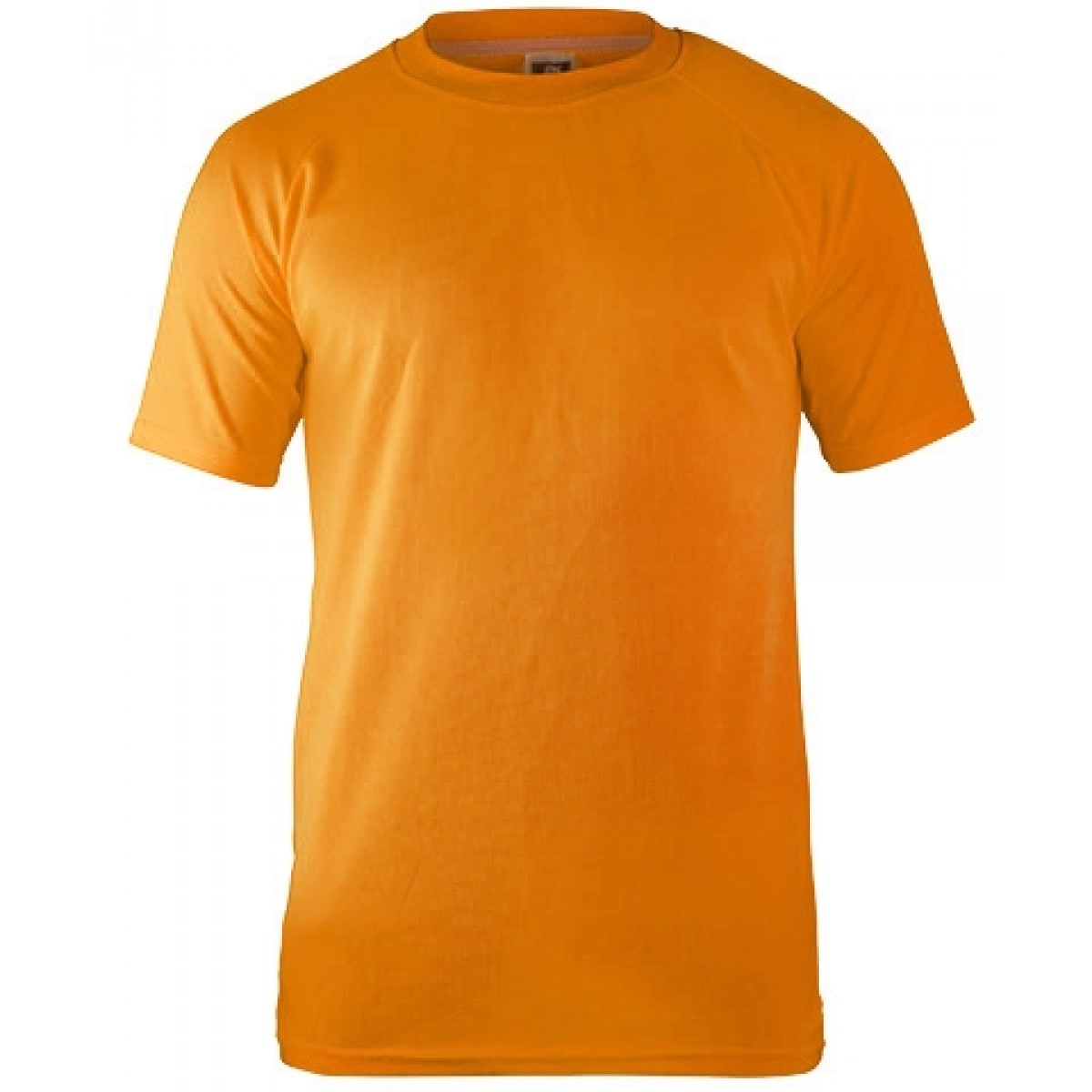 Short Sleeves Mesh Performance T-shirt-Neon Orange -YS