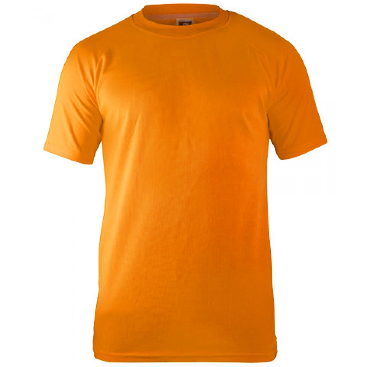 Short Sleeves Mesh Performance T-shirt-Safety Orange-L