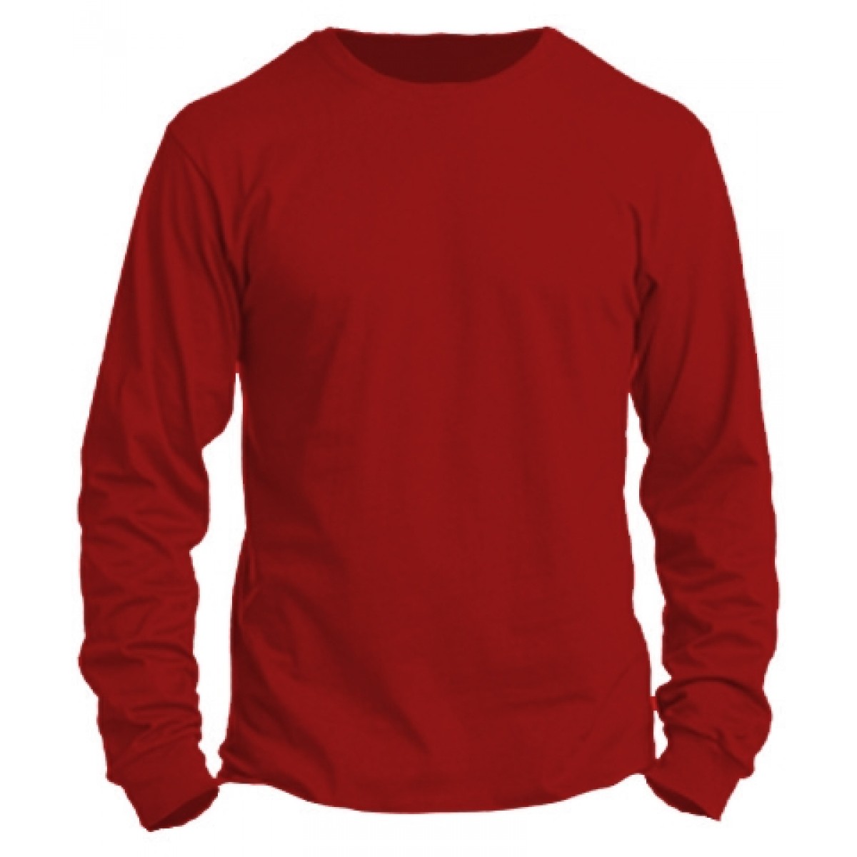 Solid Cotton Long Sleeve T-Shirt