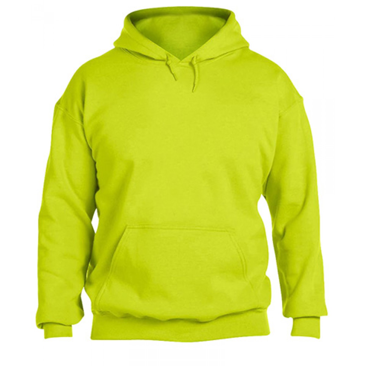 Hooded Sweatshirt 50/50 Heavy Blend-Safety Green-3XL