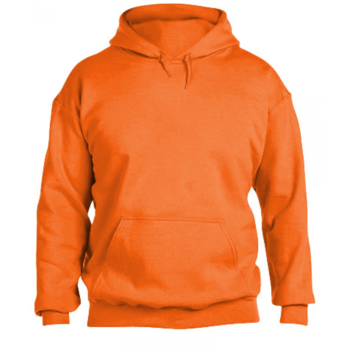 Hooded Sweatshirt  50/50 Heavy Blend-Safety Orange-YL