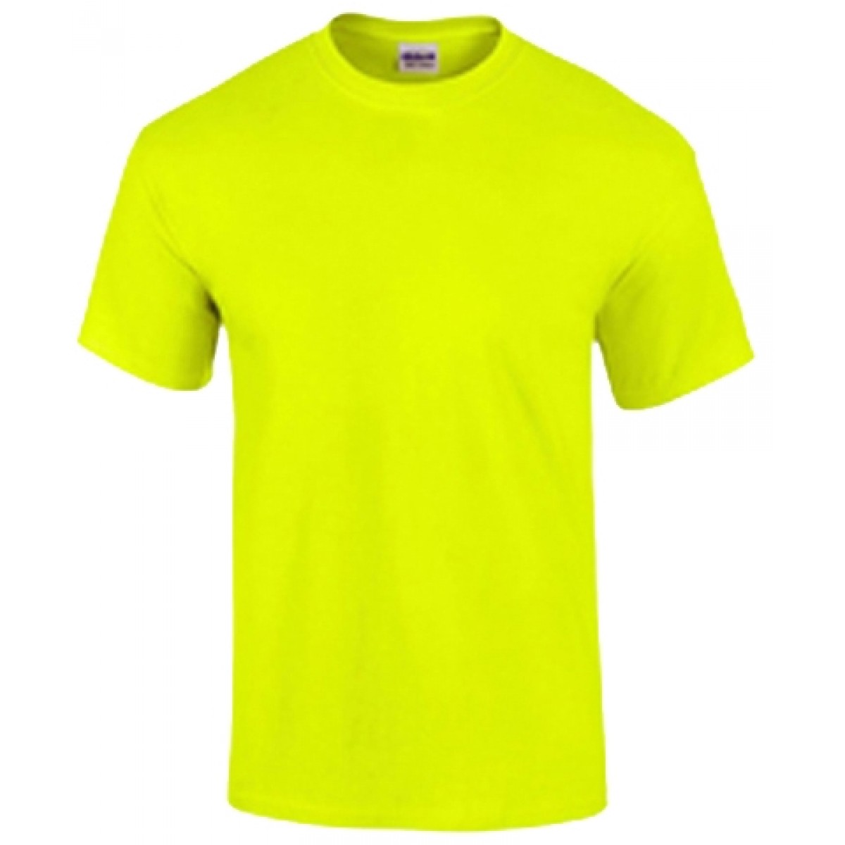 Cotton Short Sleeve T-Shirt / Safety Green-L