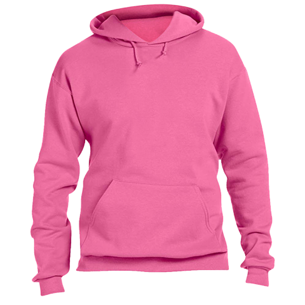 Cotton Hoody / Safety Pink-2XL