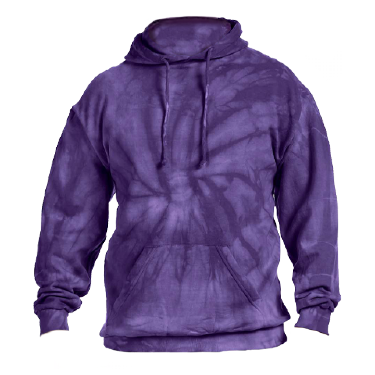 Cotton Hoody / Tie Dye Purple