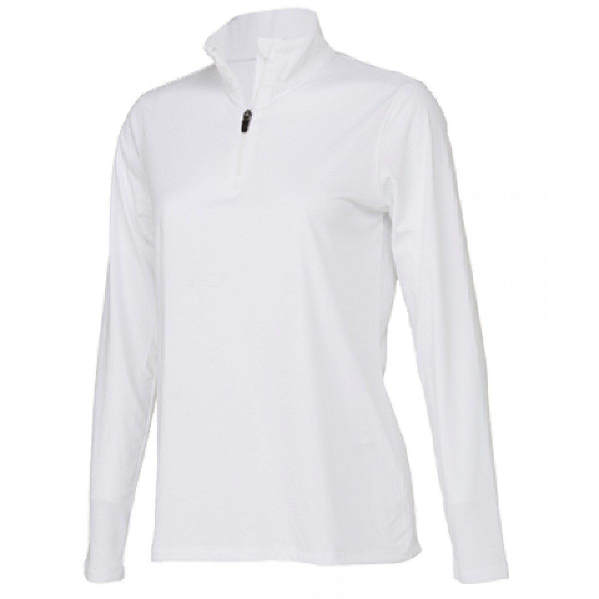 1/4 Zip Performance Pullover (Ladies) / White -White-2XL