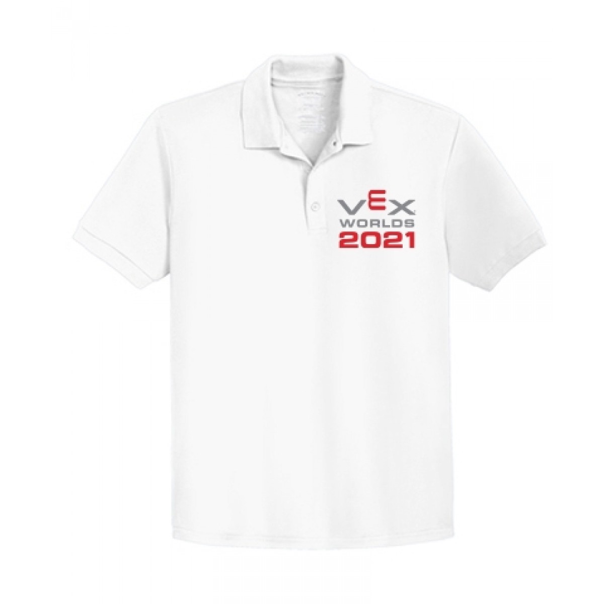 Embroidered Classic Polo-White-S