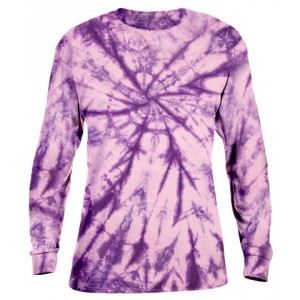 Tie-Dye Purple Long Sleeve