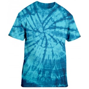 Tie-Dye Blue Short Sleeve