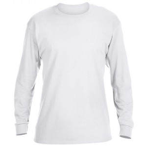 Basic Long Sleeve Crew Neck White