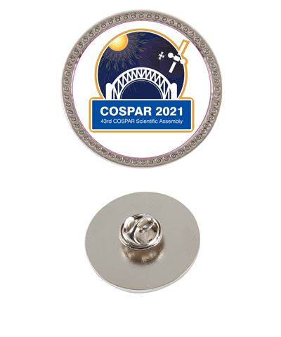 2021 COSPAR lapel pin 