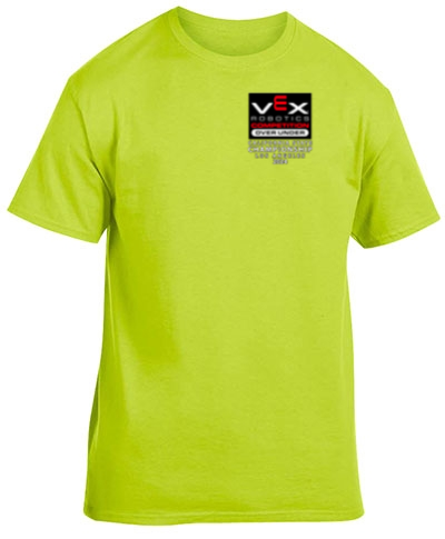 Cotton Short Sleeve T-Shirt Safety Green