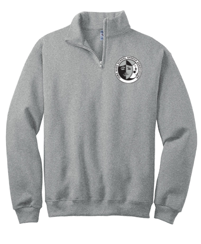Quarter Zip Sweatshirt / Gray