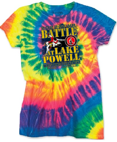 Spiral Tie Dye T-Shirt Flo Rainbow