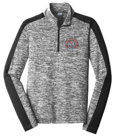 1/4 Zip Performance Pullover / Electric Black