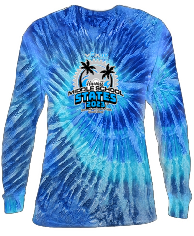 Two Color Long Sleeve Tie-Dye