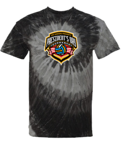 Blue or Black Ripple Tie Dye T-Shirt