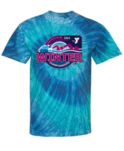 Blue or Black Ripple Tie Dye T-Shirt