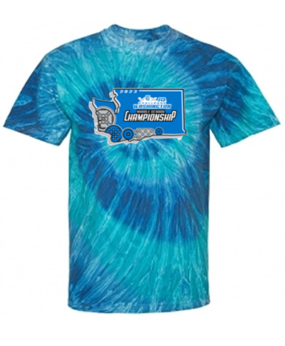 Blue or Black Ripple Tie Dye T-Shirt