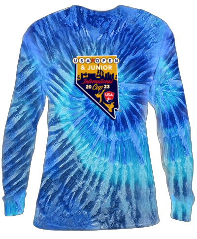 Two Color Long Sleeve Tie-Dye