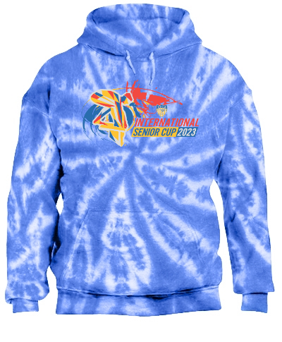 Tie-Dye Pullover Hooded Sweatshirt