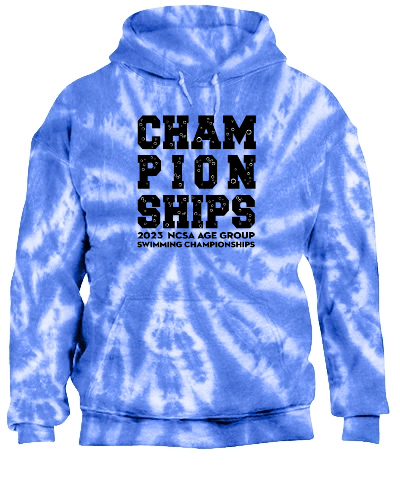 Tie-Dye Pullover Hooded Sweatshirt