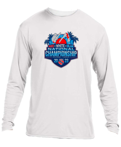 Long Sleeve Performance Tee / White