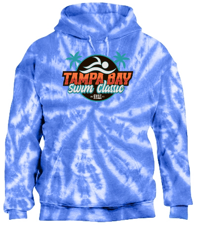 Tie-Dye Pullover Hooded Sweatshirt