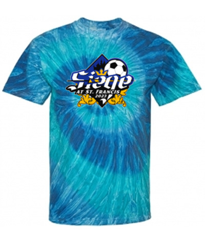 Blue or Black Ripple Tie Dye T-Shirt