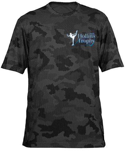 Short Sleeve Camo - Black