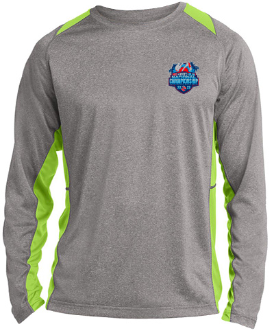 Long Sleeve Heather Colorblock Contender