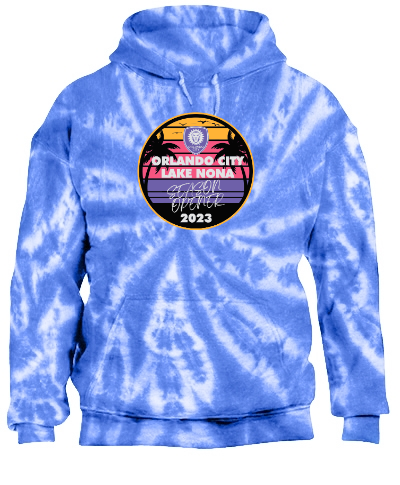 Tie-Dye Pullover Hooded Sweatshirt