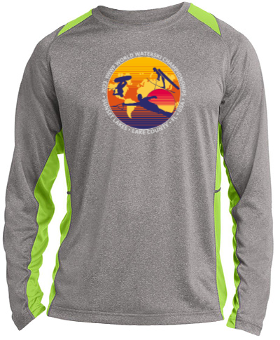 Long Sleeve Heather Colorblock Contender