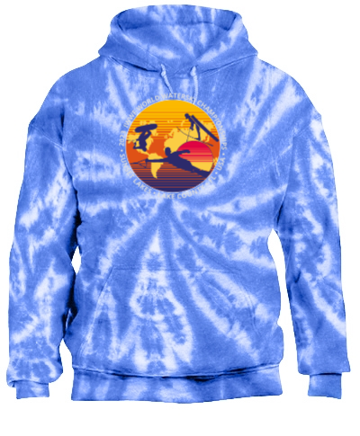 Tie-Dye Pullover Hooded Sweatshirt