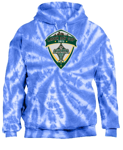 Tie-Dye Pullover Hooded Sweatshirt