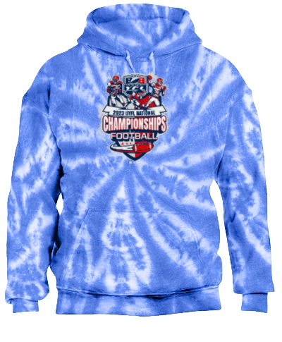 Tie-Dye Pullover Hooded Sweatshirt