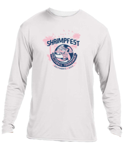 Long Sleeve Performance Tee / White