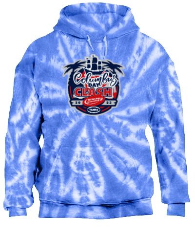 Tie-Dye Pullover Hooded Sweatshirt