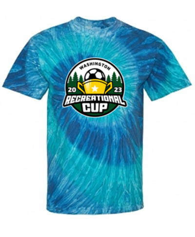 Blue or Black Ripple Tie Dye T-Shirt