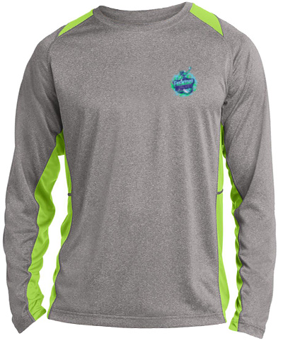 Long Sleeve Heather Colorblock Contender