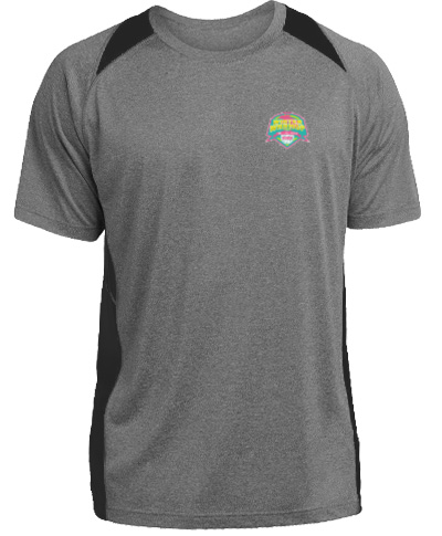 Heather Colorblock Contender Tee