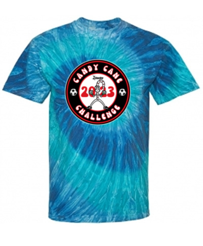 Blue or Black Ripple Tie Dye T-Shirt